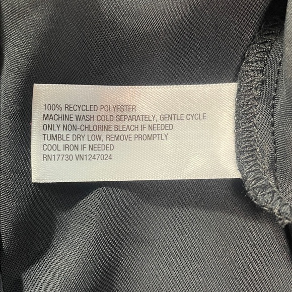 a new day Satin Rosette Elegant Black Halter Top Size Medium | NWT - Picture 7 of 7